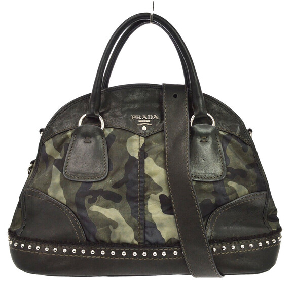 Prada Handbags - Prada Camouflage Tessuto Large
